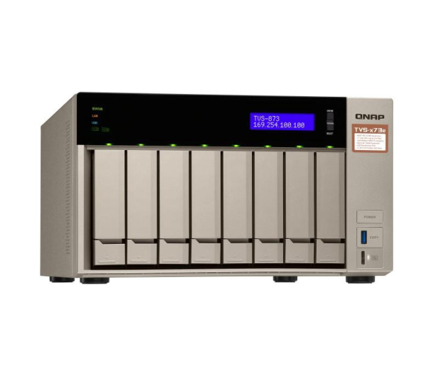 QNAP TVS-873e-4G 8x0HDD 4GB 4x3.4Ghz 2xM2 4xGbE PCIe - 1460541 - zdjęcie 8
